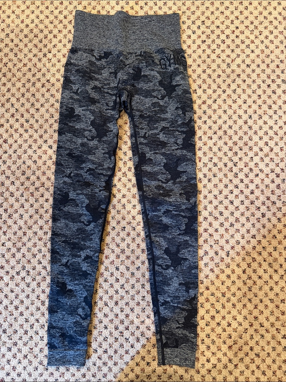 Gymshark seamless Gray Camo High-Waist Leggings